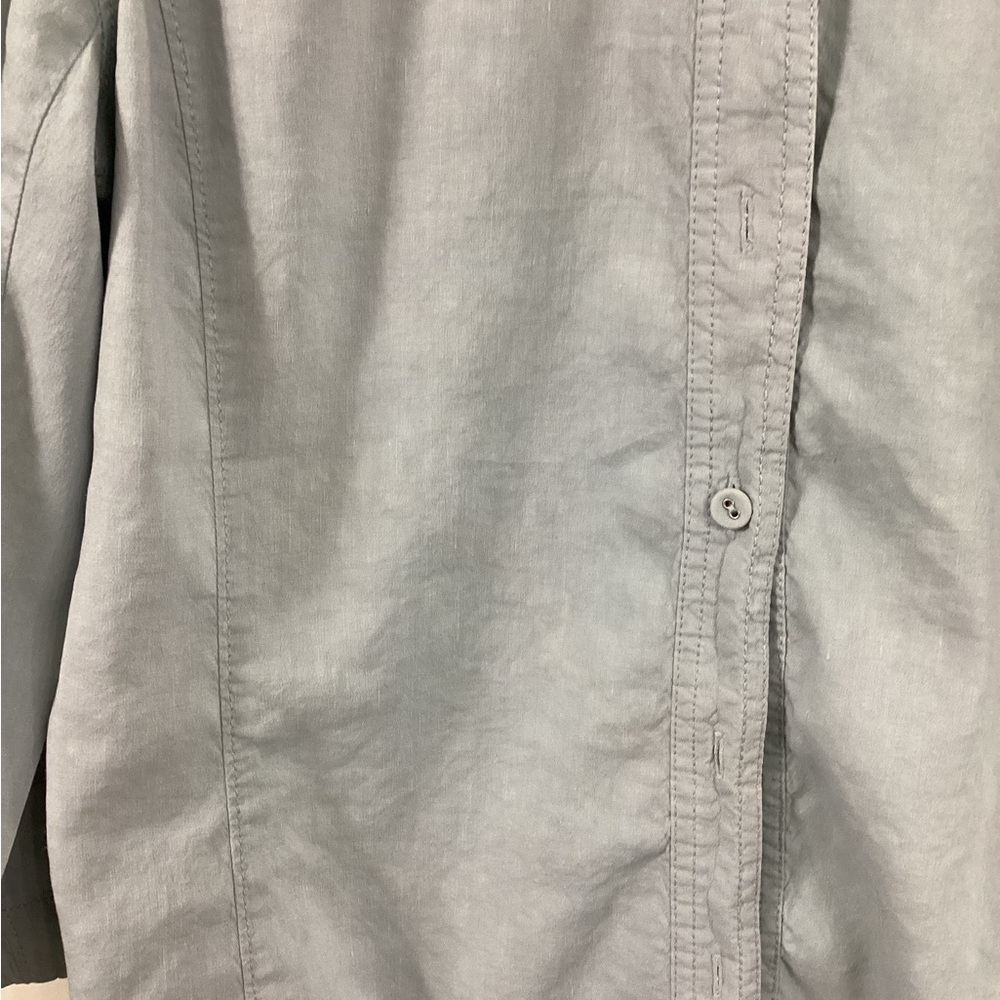 Eileen Fisher Light Blue Jacket - Picture 2 of 5